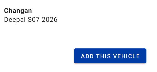 Add This Vehicle button in PlugShare.