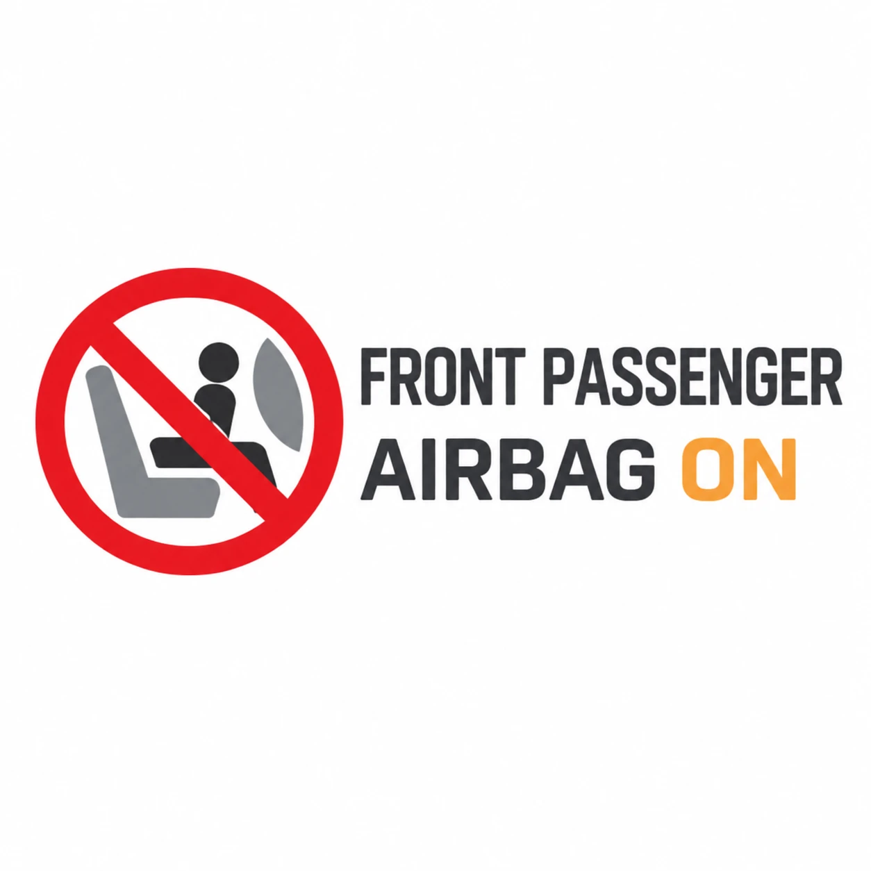 Front Passenger Airbag On